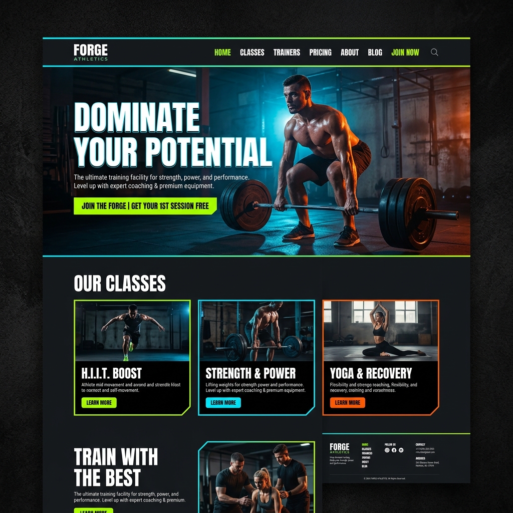 Iron Elite — Gym Website